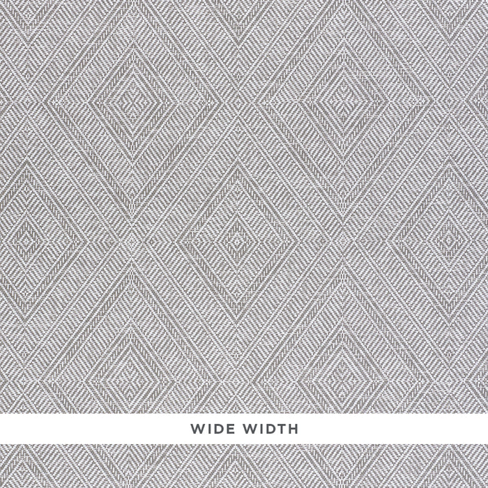 Schumacher Tortola Paperweave Grey Wallpaper 5011253