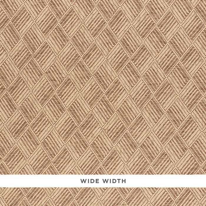 Schumacher Ashberg Paperweave Brown Wallpaper Sample 5011262