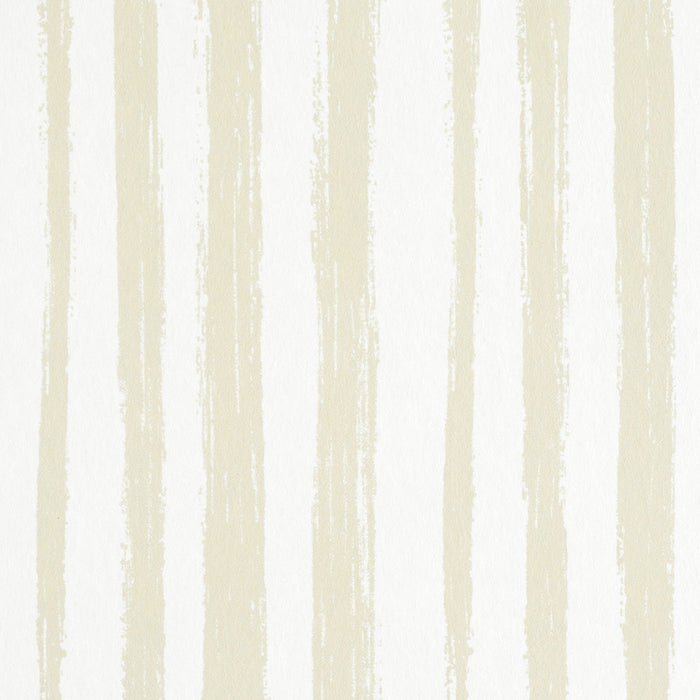 Schumacher Sketched Stripe Natural Wallpaper 5011540