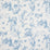 Schumacher Toile De La Prairie Blue Wallpaper Sample 5011711
