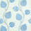 Schumacher Annabel Warp Print Blue Wallpaper Sample 5011771