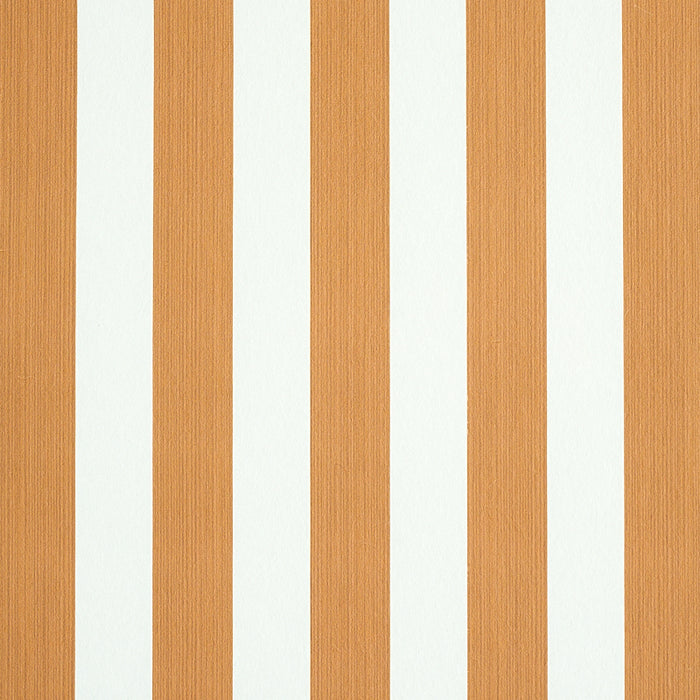 Schumacher Edwin Stripe Medium Butternut Wallpaper 5011893