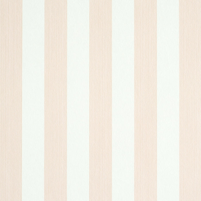 Schumacher Edwin Stripe Medium Blush Wallpaper 5011894