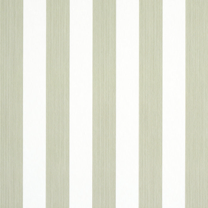 Schumacher Edwin Stripe Medium Linen Wallpaper Sample 5011898