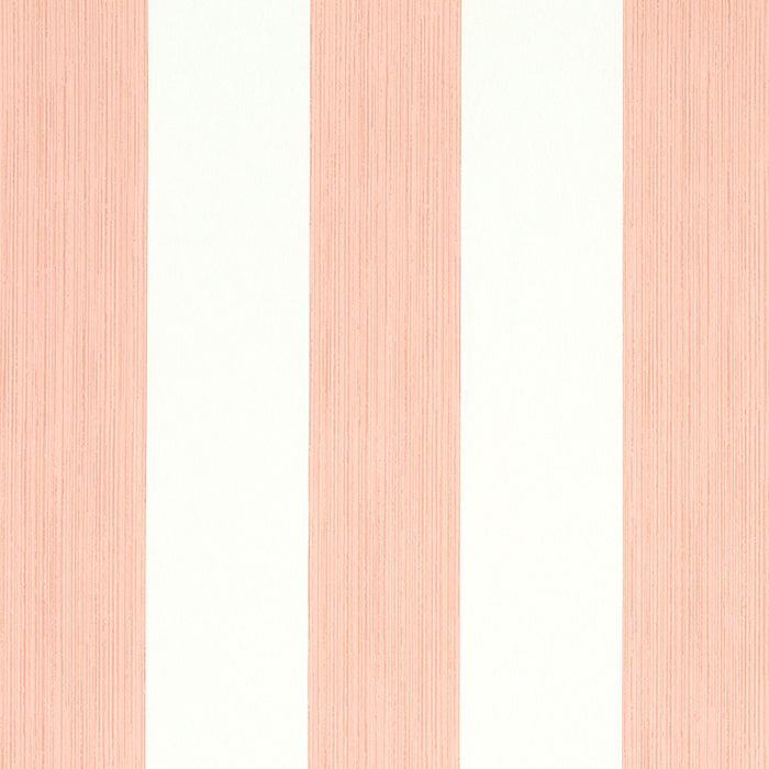 Schumacher Edwin Stripe Wide Pink Wallpaper 5011915