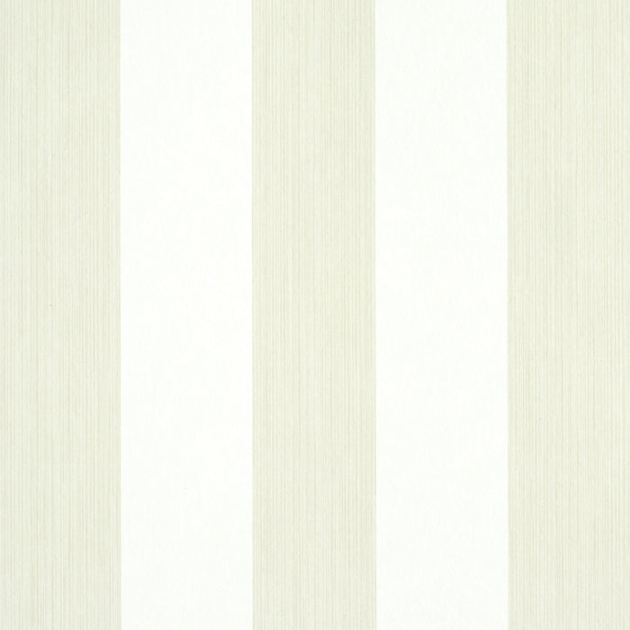 Schumacher Edwin Stripe Wide Naturelle Wallpaper Sample 5011917