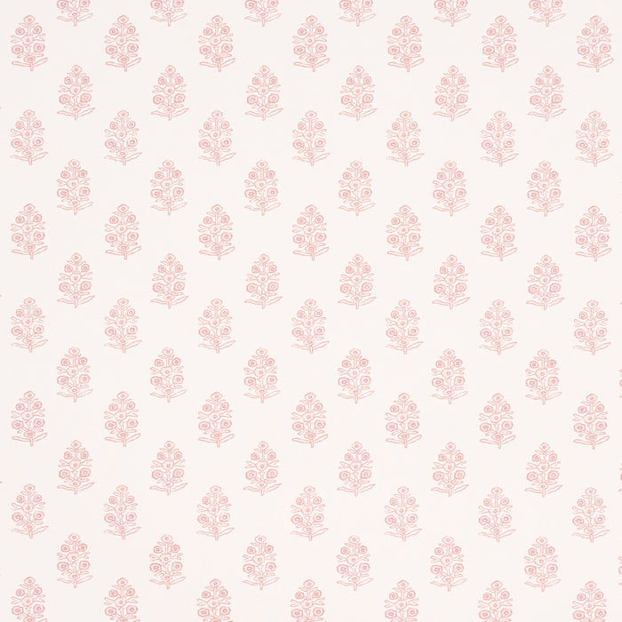Schumacher Aditi Blush Wallpaper 5011935