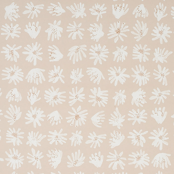Schumacher Meadow Rock Neutral Wallpaper Sample 5012231