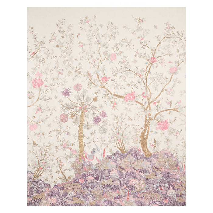 Schumacher Amaltas Panel Set Document Wallpaper Sample 5012331