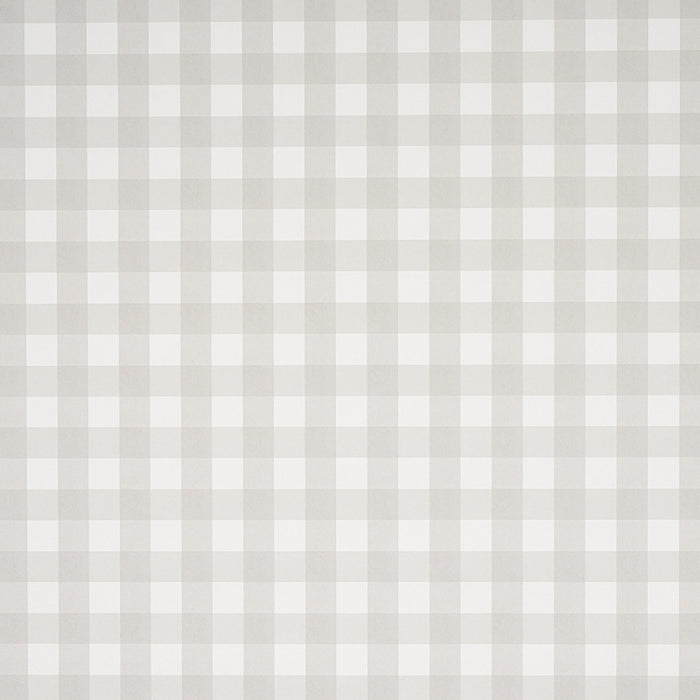Schumacher Willa Check Small Birch Wallpaper Sample 5012368