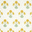 Schumacher Saranda Flower Marigold Wallpaper Sample 5012411