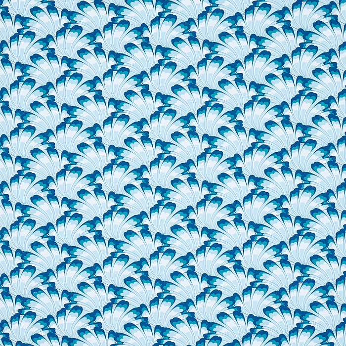 Schumacher Gotham Swing Royal Wallpaper Sample 5012532