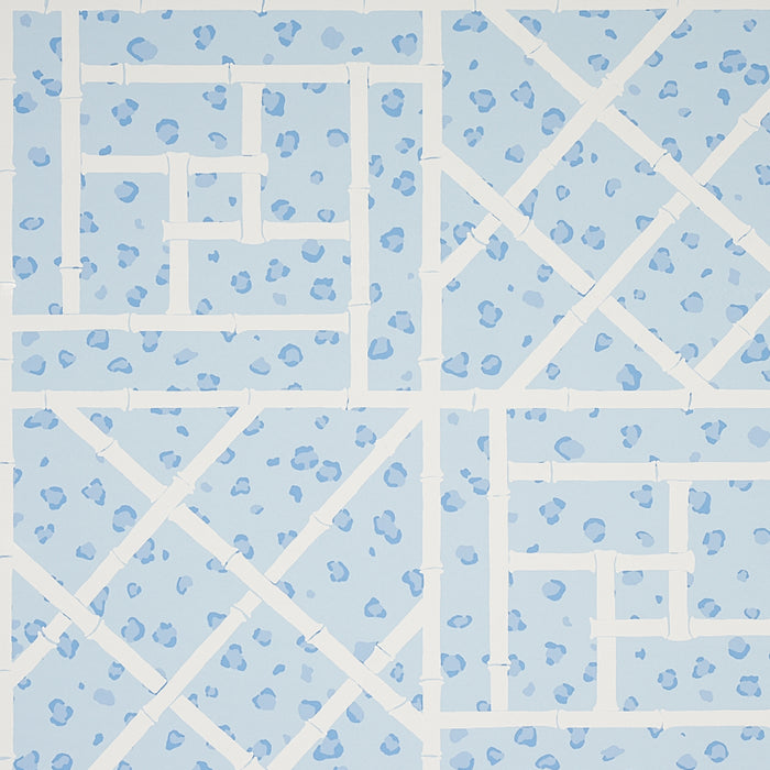 Schumacher Fancy Beast Sky Blue Wallpaper 5012562