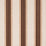 Schumacher Etruscan Stripe Brown Wallpaper Sample 5012850