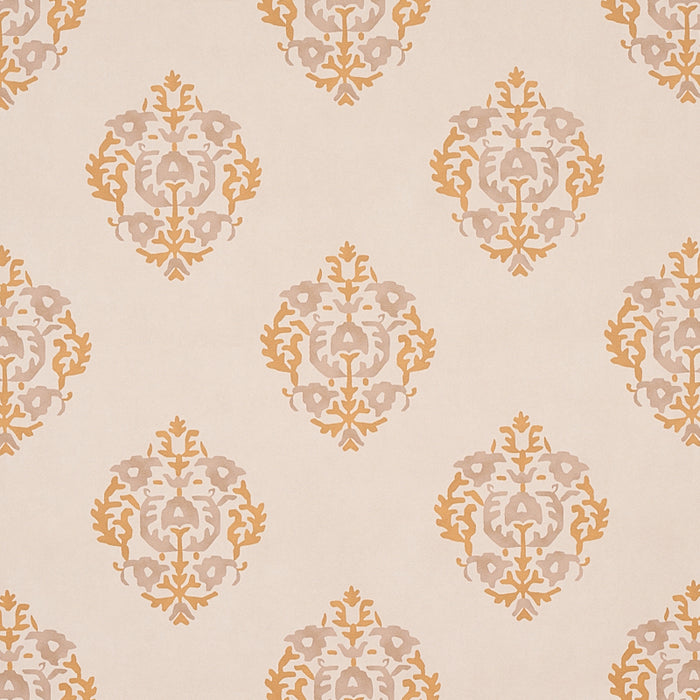 Schumacher Constantine Natural & Ocher Wallpaper 5012880