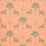 Schumacher Tiger Palm Crimson On Peach Wallpaper Sample 5012920