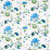 Schumacher Vasily Green & Blue Wallpaper Sample 5013210