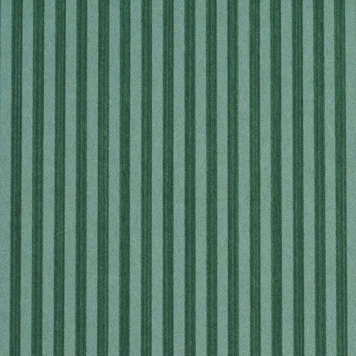 Schumacher Edwin Stripe Narrow Dark Green Wallpaper Sample 5013603