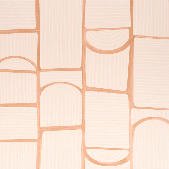 Schumacher Bloomsbury Light Pink Wallpaper Sample 5013680