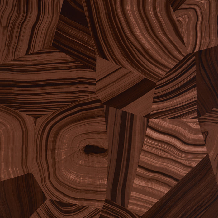 Schumacher Agate Slice Tigers Eye Wallpaper Sample 5013893