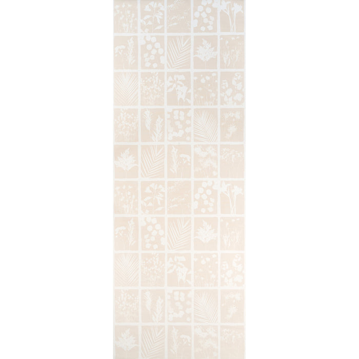 Schumacher Cyanotype Panel Natural Wallpaper Sample 5013971