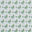Schumacher Basile Trellis Leaf & Aqua Wallpaper Sample 5014231