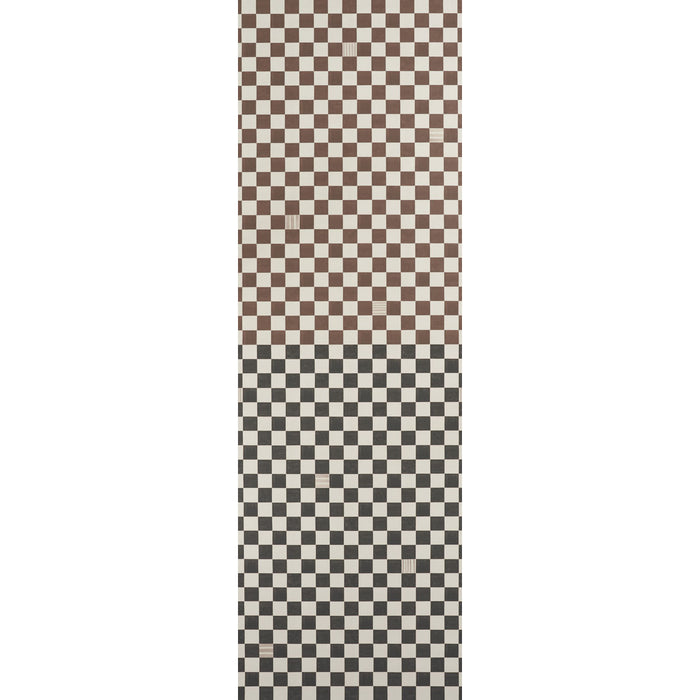 Schumacher Gambit Panel Cocoa & Charcoal Wallpaper Sample 5014263