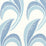 Schumacher Banana Leaf China Blue Wallpaper Sample 5014982