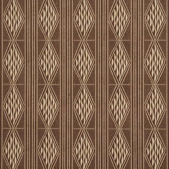 Schumacher Cassava Tobacco Wallpaper Sample 5015420