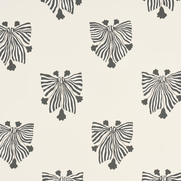 Schumacher Bow-Wow-Wow Cream Wallpaper Sample 5015472