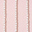 Schumacher Rousseau Stripe Cocoa & Blush Wallpaper Sample 5015741