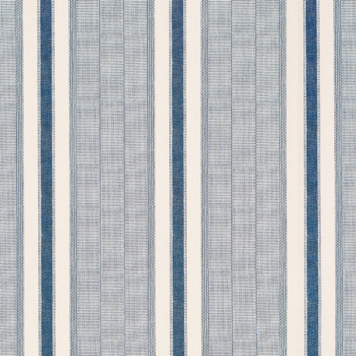 Schumacher Ipala Stripe Vinyl Ocean Wallpaper 5015801