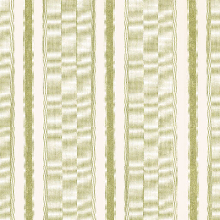 Schumacher Ipala Stripe Vinyl Fern Wallpaper 5015802