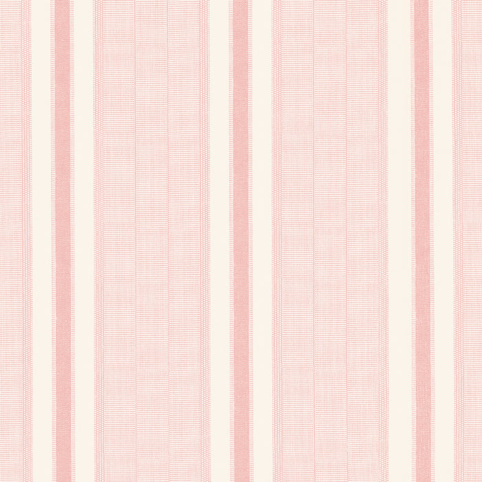 Schumacher Ipala Stripe Vinyl Blush Wallpaper 5015803