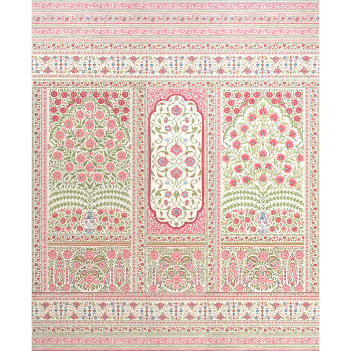 Schumacher Montecito Panel Set Red Wallpaper 5015831