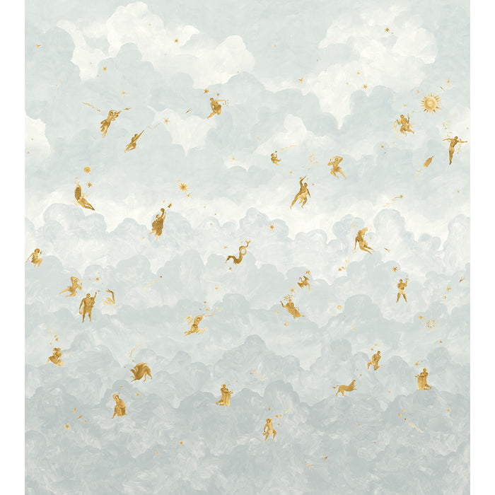 Schumacher Ascendance 3 Panel Set Air Wallpaper Sample 5016031