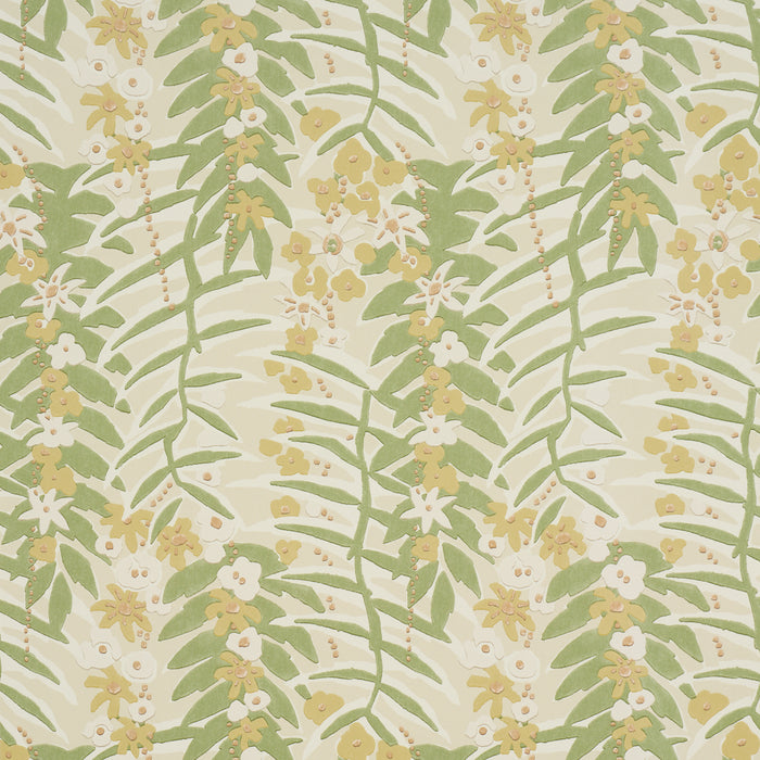 Schumacher Ashbee Botanical Citron Wallpaper Sample 5016251