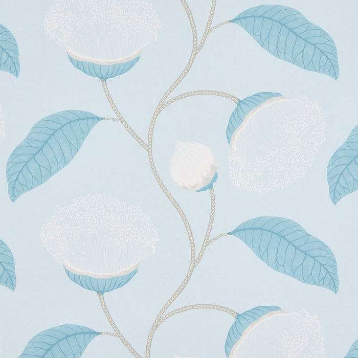 Schumacher Celinda Sky Wallpaper Sample 5016361