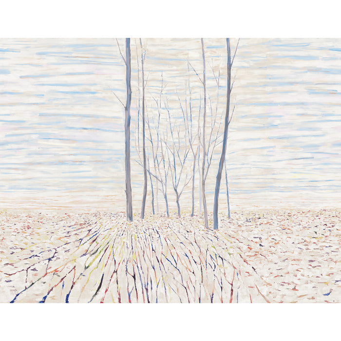 Schumacher Acanthus Forest Panel Set Cool Multi Wallpaper Sample 5016410