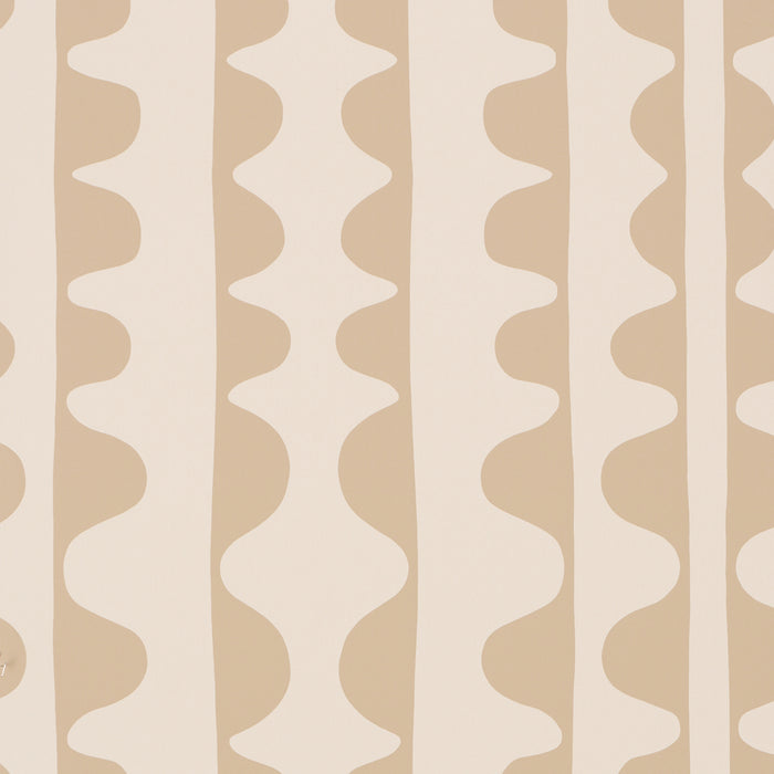 Schumacher Drift Hand Print Wafer Wallpaper Sample 5016620