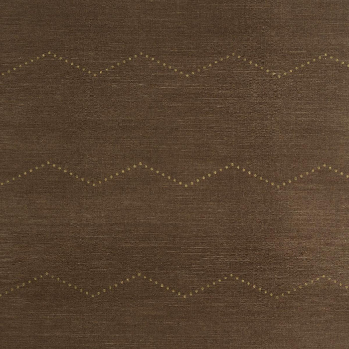 Schumacher Rivet Stripe Sisal Sepia Wallpaper 5016712