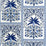 Schumacher Amazonas Mystique Tropical Shades Of Blue Wallpaper Sample 5016941