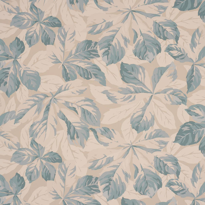 Schumacher Arboreal Handprint Blue Wallpaper 5016981