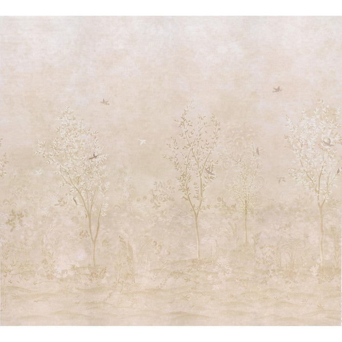 Schumacher Sublime 4 Panel Set Parchment Wallpaper 5017131
