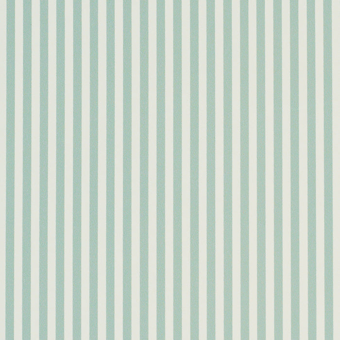 Schumacher Emma Stripe Narrow Teal Wallpaper 5017195
