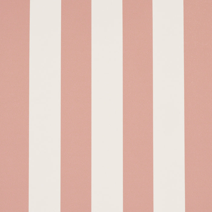 Schumacher Emma Stripe Coral Wallpaper 5017220