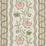 Schumacher Parvati Floral Stripe Petal Wallpaper Sample 5017330