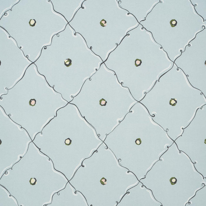Schumacher Colette Air Wallpaper Schumacher 5017372