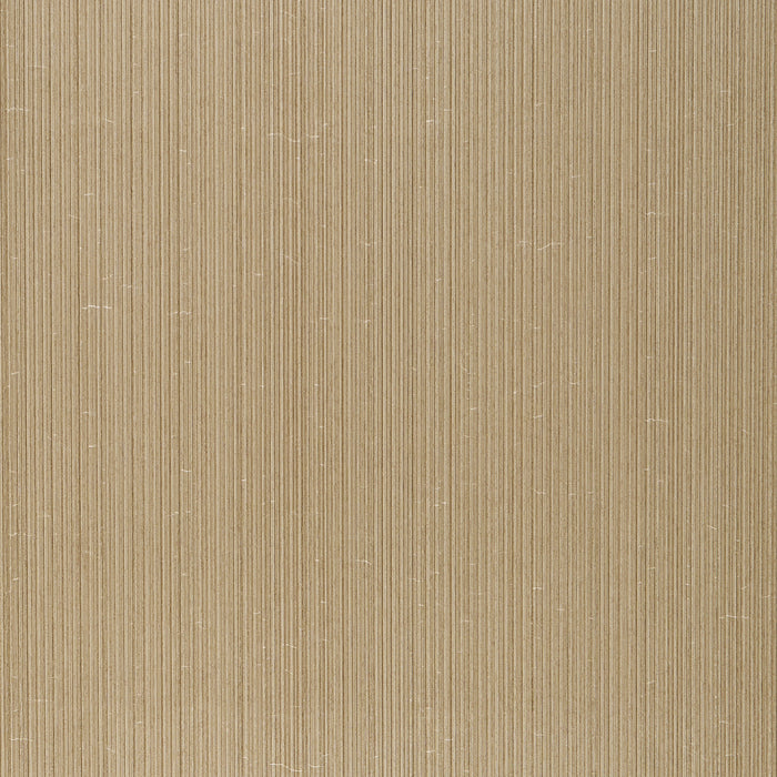 Schumacher Rimini Rib Vinyl Gold Wallpaper Sample 5017470