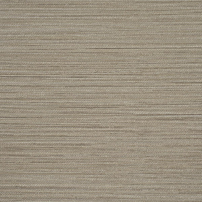 Schumacher Abaca Fine Weave Vinyl Taupe Wallpaper Sample 5017483